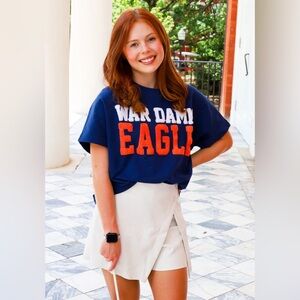 NWT Auburn Shirt Stewart Simmons War Damn Eagle Auburn Tee, Medium Womens